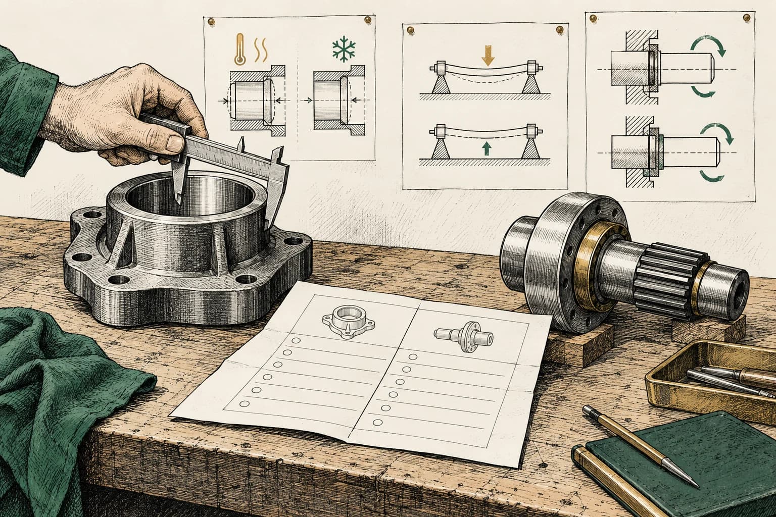 Two equipment options are compared against operating requirements.